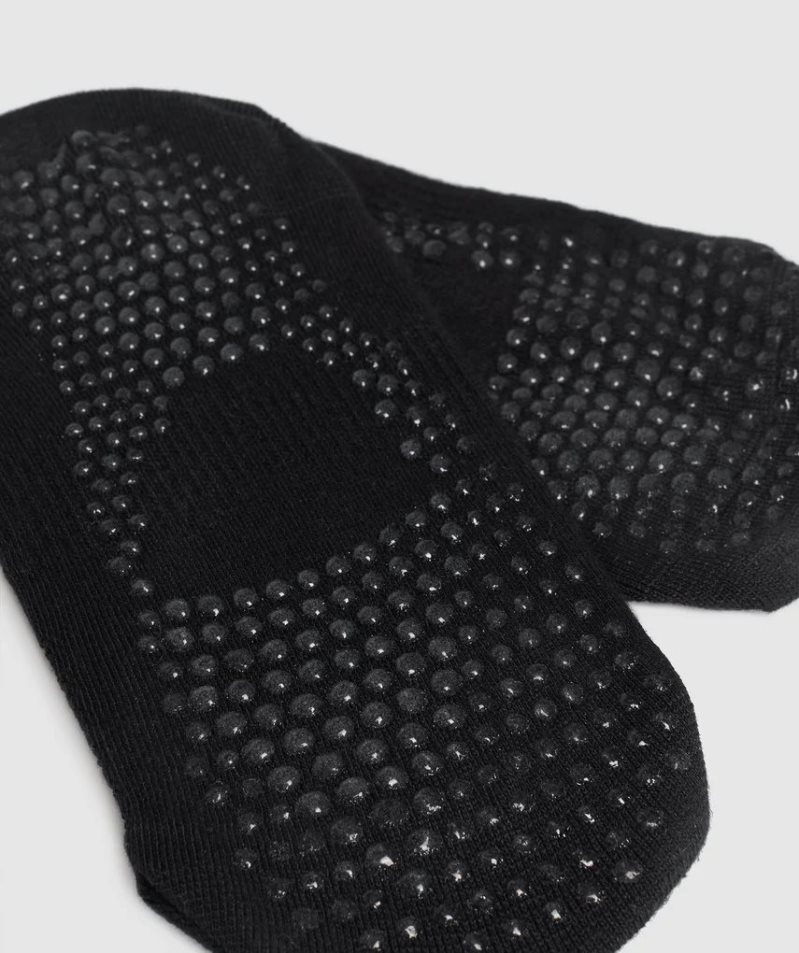 Gymshark Studio Socks Black | NZ 1MXFIJ